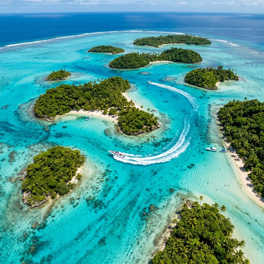 Tropical Island Aerial - Global Travel Destinations